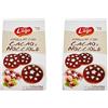 Lago 1968, Frollini con Cacao e Nocciole 320g, Biscotti Frollini con Cioccolato e Miele da Inzuppare, Senza Olio di Palma, Ricetta Ricca, Ideali per Colazione (Confezione da 2)