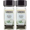UBENA, Aneto in Foglie, Ideale per Insaporire Delicate Salse, Piatti a Base di Carne e Pesce, Insaporitore per Verdure,Formato Vasetto da 12 gr (Confezione da 2)