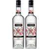 Vedrenne Liquore Litchi - Liquore alla Ciliegia della Cina, 15%, Bottiglia in vetro da 700 ml (Confezione da 2)