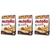 Nutella B-ready - 6 Snack Dolci Monoporzione, Croccante Cialda di Pane con un Cremoso Ripieno di Nutella, 132 gr (Confezione da 3)
