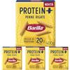 Barilla Pasta Penne Protein+, Pasta Proteica di Semola di Grano Duro con Proteine di Piselli, 400 g (Confezione da 4)
