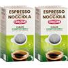 Crastan, Astuccio da 18 Cialde ESE Compostabili di Nocciola, Cialde Compatibili con la Macchina Espresso, Bevanda Senza Glutine, Privo di Caffeina e di Zuccheri, 100% Made in Italy (Confezione da 2)