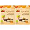 Vivibio Barretta di cioccolato fondente biologico e arachidi - Snack deliziosi e senza glutine - 3x32g (Confezione da 2)