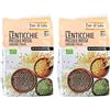 Fior di Loto, Lenticchie piccole rosse decorticate bio, senza glutine, 400g (Confezione da 2)