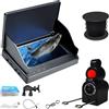 Ayolofei Fotocamera subacquea da pesca Fishfinder, Fish Finder fotocamera con display IPS da 4,3 pollici e cavo da 30 m, impermeabile, grandangolo a 220°, visione notturna, subacquea, per pesca in mare, fiume