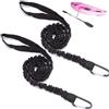 POFET 2 guinzagli elastici per kayak, con moschettone a forma di D, 0,3 m, per kayak, canoa, SUP, tavole da surf, canne da pesca