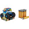 MONSTER JAM Megalodon Storm RC, 1:15, anfibio, 4+ anni, & Batterie AAA Alcaline Amazon Basics 12 pz, 10 anni