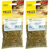 NOCH Erba di Montagna Sassosa, 20 gr, Adatta per Scalo G, 0, H0, TT, N, Z, 1 Pezzo (Confezione da 2)
