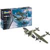 Revell Set di modellini Combat Bf109G-10 e Spitfire Mk.V, riproduzioni ricche di dettagli, scala 1:72, decalcomanie e componenti autentici, adatto per modellisti a partire dai 10 anni, medio