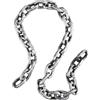 W WIDMANN MILANO Party Fashion, catena 01208, accessorio versatile, materiale resistente, lunghezza 150 cm, design chic argento e nero, facile da usare per tutti i tuoi costumi (Confezione da 2)