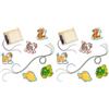 Melissa & Doug Set da Gioco Disegna con i Lacci: Animali Domestici - 5 Pannelli in Legno e 5 Lacci Abbinati (Confezione da 2)