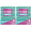 Sculpey Argilla polimerica Turq GLTTR, 7 Oz (Confezione da 2)