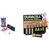 Revell Control Mini RC Barca, 2.4GHz/batteria, 8+ anni, & Duracell AA Ricaricabili 8 pz, 2500mAh