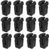 EMSea 50 pezzi Automotive Vite di fissaggio Clip Base Ricambio 867809966 811807557C Compatibile con VW Compatibile con Audi Car Body Clips