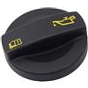 NIYATA 1 tappo di riempimento olio motore benzina 04E103485A compatibile con Volkswagen Audi A1 A3 A4 A5 A8 Q2 Q3 Seat Altea Ibiza Leon Skoda Fabia Octavia 1.0 1.2 1.4 1.6 motore, ABS, nero