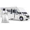 Soekodu Telone di Protezione del Tetto per Roulotte, Impermeabile 210D Copertura del Tetto Superiore per Camper, 8,5 X 3 Metri/28 X 10 Piedi Telone di Protezione Tetto Caravan (8.5 x 3 m/334 x 118 POLLICE)