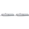 Westcott E-84019 00 Aluminium Cutter, 18 mm, argento (Confezione da 2)
