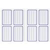 Avery Bustina di 20 etichette scolastici - 36 x 56 mm - Tagliere A6 - Linee Blu (scol1) (Confezione da 2)