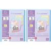 Exacompta - Rif. 5810E - 1 Proteggi documenti personalizzabile Kreacover Pastel - 20 tasche in cristallo liscio - 40 viste - per A5 - dim 18x23cm - copertura in polipro semirigido - 5 colori casuali