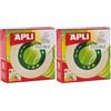 APLI 11036 - Nastro adesivo zelo invisibile 19 mm x 33 m (Confezione da 2)