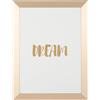 Bi-Office, Lavagna Kamashi Dream, Magnetica Cancellabile a Secco, Cornice Oro MDF, 45x60cm