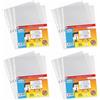 Favorit 400083624 - Buste Foratura Universale Buste Con Spessore Medio, 22 x 30 cm, Arancione (Confezione da 4)