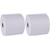 APLI 17022- Confezione da 20 rotoli di carta termica, bianco, 57 x 35 x 12 mm