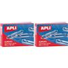 APLI Paper - Scatola Graffette magnetizzazione N2 32 mm 100 pezzi (Confezione da 2)