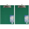 TIPTOP OFFICE TTO - Portablocco in polipropilene, A5, colore: Verde (Confezione da 2)