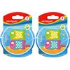 KeyRoad Gomma per cancellare - Pesci/gomma per matita e matite colorata/2 pezzi/blister/mix di colori/ideale per scuola e ufficio, KR972126 (Confezione da 2)