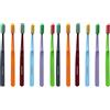 Betadent 1 SPAZZOLINO HARD. Setole dure con punte arrotondate per rimuovere la placca batterica in modo efficace. Un pezzo, colori assortiti (Confezione da 2)