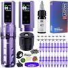 MAST TATTOO Mast Fold2 Pro Kit Tatuaggio Senza Fili, Penna Professionale Rotativa
