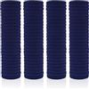 PIDOUDOU 100 pezzi di elastici per capelli da donna, elastici per capelli per ragazze, elastici per capelli per coda di cavallo, elastici per capelli elastici per donne ragazze (blu scuro)