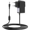 Voltvera 9 V 1 A Alimentatori Pedale Chitarra, Centro Negativo Manicotto Positivo, 1 M 9 V 1000 mA Alimentatore per Effetti Pedali/Looper/Stompbox/Alcune tastiere
