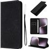 LSPCASA Custodia con Honor Magic 7 lite 5G 6,78 Pollici Premium Pelle PU Flip Protettiva Cover Con Slot Per Schede e Funzione Supporto Custodia Cover Portafoglio con Honor Magic 7 lite-Nero
