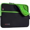 TECHGEAR Custodia Cover - Copertina protettiva manicotto in neoprene Sottile con interno antiurto bolle per il nuovo iPad Air 2019, Apple iPad 9.7, iPad Pro 11, iPad Pro 10.5, Air 2, iPad 4 - Verde