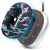 WC SweatZ Max - Copri Auricolari Antisudore Brevettati Compatibili con AirPods Max 1 (Non Adatto ad AirPods Max 2) di Wicked Cushions | Antisudore & Lavabile | Protezione Totale | 90's Nero