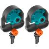 Gardena Micro-Drip-System Microspruzzo a 6 settori Regolabili: per Impostare 6 getti Diversi, Portata del Getto Regolabile, 2 pz (13324-20) (Confezione da 2)