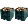 Con:p B47055 - Bag square garden 245 litri (Confezione da 2)