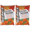 Undergreen Kitchen PASSION Terriccio per Ortaggi, Piccoli Frutti e Piante Aromatiche, Consentito in Agricoltura Biologica, 2,5 l (Confezione da 2)