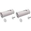 cyclingcolors Calamita per Mobili Chiusura Magnetica Bianco a vite Armadio Ante Cucina Magnete Serratura (Confezione da 2)