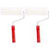 PENNELLIFICIO 2000 | Rullo della Linea Hobby in Tessuto Acrilico, per Fai Da Te, Superfici Lisce, Poco Ruvide, Materiali Resinosi, Larghezza 20 cm, ⌀ 4.2 cm - Made in Italy (Confezione da 2)