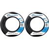 Electraline 15071 Cavo Unipolare N07V-K, Sezione 1x1.5 mm, 10 mt, Nero (Confezione da 2)