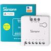 SONOFF Contatto Pulito MINI-D Interruttore Intelligente | WiFi 2.4G | 8W | Protocollo Matter compatibile con Alexa, Google Home, Home Assistant | Per porte di garage, controllo caldaia, ecc.Senza hub
