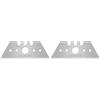 MARTOR 10 x LAMA TRAPEZOIDALE, lame di ricambio per cutter, coltelli di sicurezza, 19 mm, affilate, in dispenser, riutilizzabili su 2 lati, NR. 5233 (Confezione da 2)