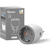 SONOFF S60TPF Presa Smart 16A 2.4G WIFI Intelligente Smart Plug with Timer, Power Statistics, Overload Protection, Voice Control, Compatible with Alexa, Google Home