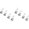 cyclingcolors 4x MOLLA FISSAGGIO PIEDINO CUCINA ZOCCOLO MORSETTO PLINTO EASY CLIP GANCIO (Confezione da 2)