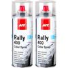 AUTO-PLAST PRODUKT APP Rally 400 Color Spray - Bomboletta spray trasparente lucido | Vernice trasparente lucida | Vernice spray per carrozzeria e altre superfici, ad alta copertura | 400 ml (Confezione da 2)