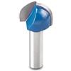 kwb 7558-20 HM Hollow Hub Fresatura per fresatore professionale (per legno, Ø 12.7mm, R = 9.4mm, albero da 8 mm, taglio di base a levigatura di precisione, abbinando tutte le solita bitches a mano), blu / grigio