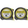 STANLEY 0-30-657 Flessometro Tylon, 8 m x 25 mm (Confezione da 2)